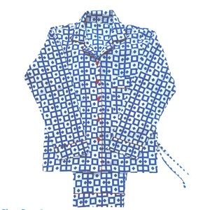 Block print handmade cotton pjs pajamas